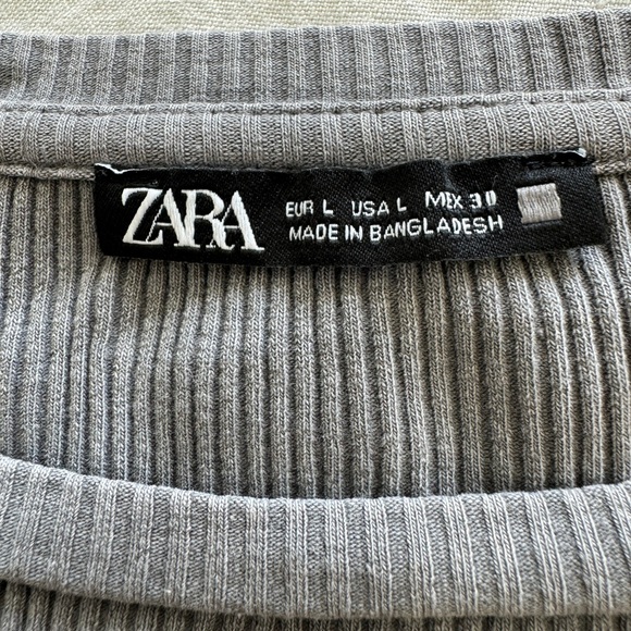 ZARA Ribbed Crop Top - Picture 5 of 5
